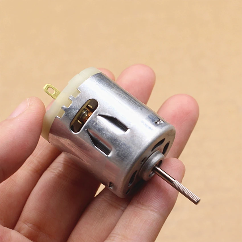 1 шт. DIY электрическая техника DC14.4v 4500 об/мин 43ма микро мотор с накатанным валом генератора 14,4-36 в 4500 об/мин-10500 об/мин
