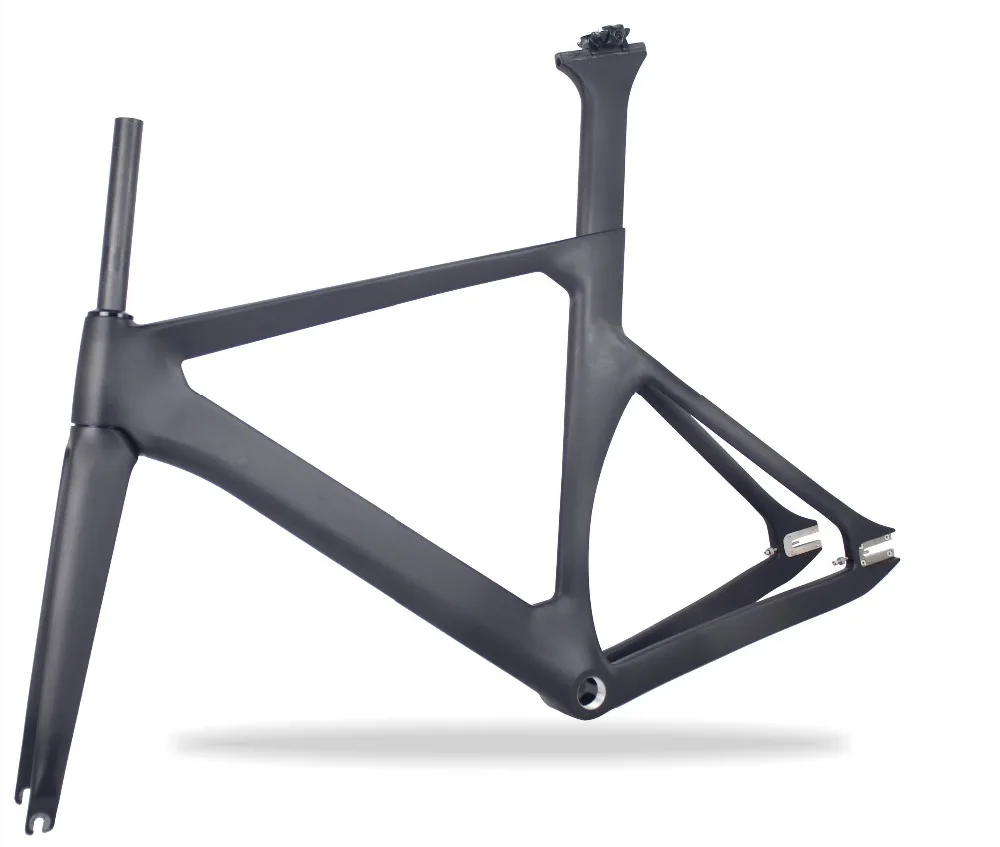 Best Carbonfan new Aero 700c Carbon Track Bike Frame UD weave Fixed gear Carbon bike frame/fork/seatpost 48/51/54/57cm 1