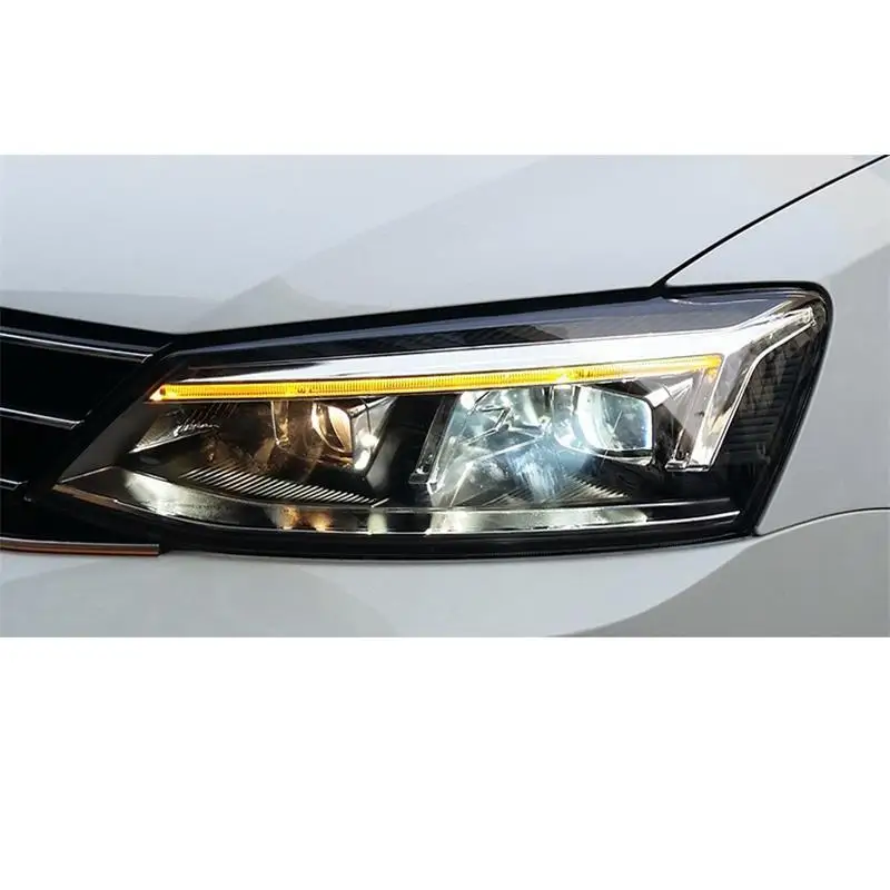 Наружный Neblineros Para боковой указатель поворота Drl Автозапчасти Светодиодные аксессуары фары автомобильные фары в сборе для Volkswagen Jetta