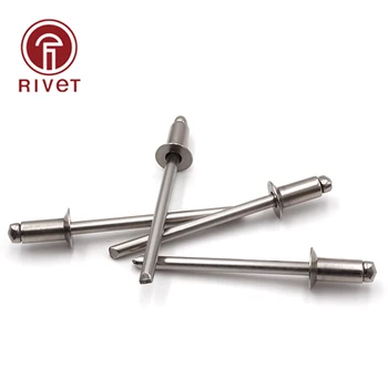 

ISO 15984 M3*6/7/8/10mm Stainless Steel Opening End Countersunk Head Blind Rivets Dome Head Open Core Pulling Decoration Rivets