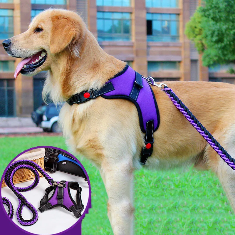 2019 Nylon Heavy Dog Pet Harness Collar Extra Big Large Medium Small