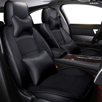 

kokololee Custom Leather car seat covers For SUBARU XV Outback Impreza LEGACY Forester Tribeca Automobiles Seat Covers cars seat