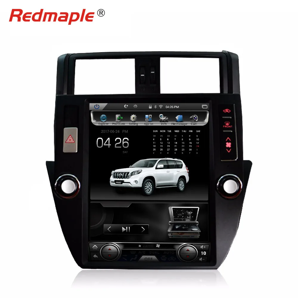 Автомобильный вертикальный Большой экран 12 1 дюйма Android стерео DVD GPS-навигация