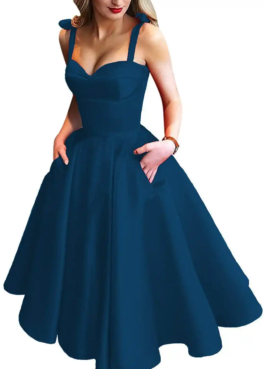 vestido de formatura simples