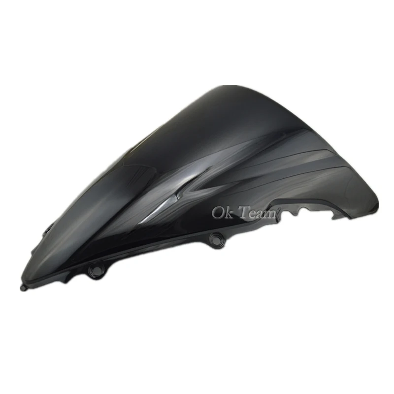 Лобовое стекло мотоцикла для Yamaha YZF600 R6 2003 2004 2005 черный синий прозрачный лобовое стекло двойной пузырь