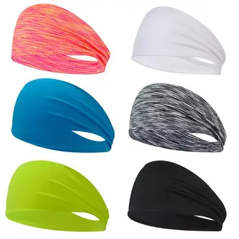 

6pcs Hairband Yoga Sweat Absorbtion Sports Women Running Creative Hair Accessory Hairband Headdress Headwear