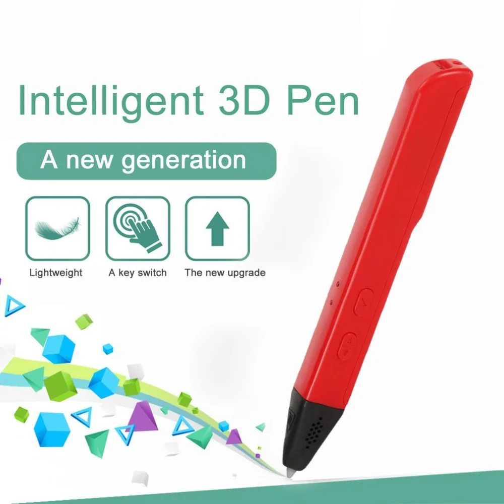 Детская 3d Ручка, подарок на день рождения, Профессиональная 3D печать, ручка, ручная работа, рисование, 3d ручки, принтер, зарядка через usb, Прямая поставка