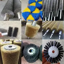 Промышленная машинная щетка, роликовая щетка, проволочная щетка, роликовый инструмент для полировки, Прямая с фабрики, не калибровка