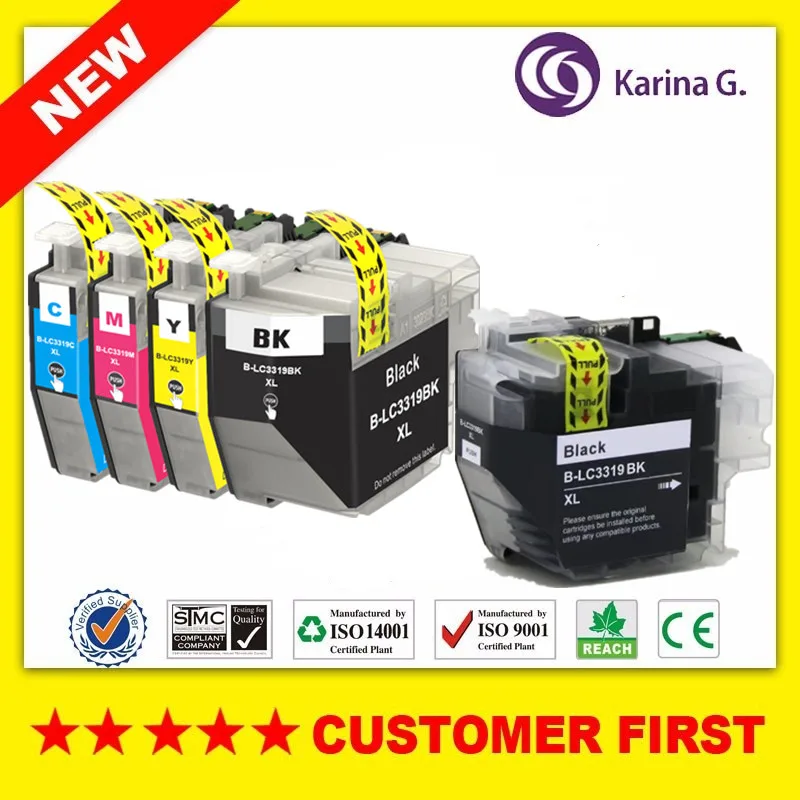 Совместимый чернильный картридж для LC3319 XL MFC J5330DW J5730DW J6530DW J6730DW MFCJ6930DW и т.