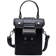 191215 iVog Новое поступление повседневные женские маленькие сумки-мессенджеры через плечо черные желтые геометрические ручные сумки для женщин