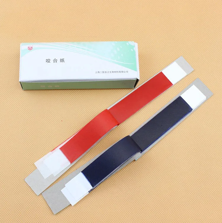 200 Pieces/bag Dental Atriculating Paper For Clinical Examination Or