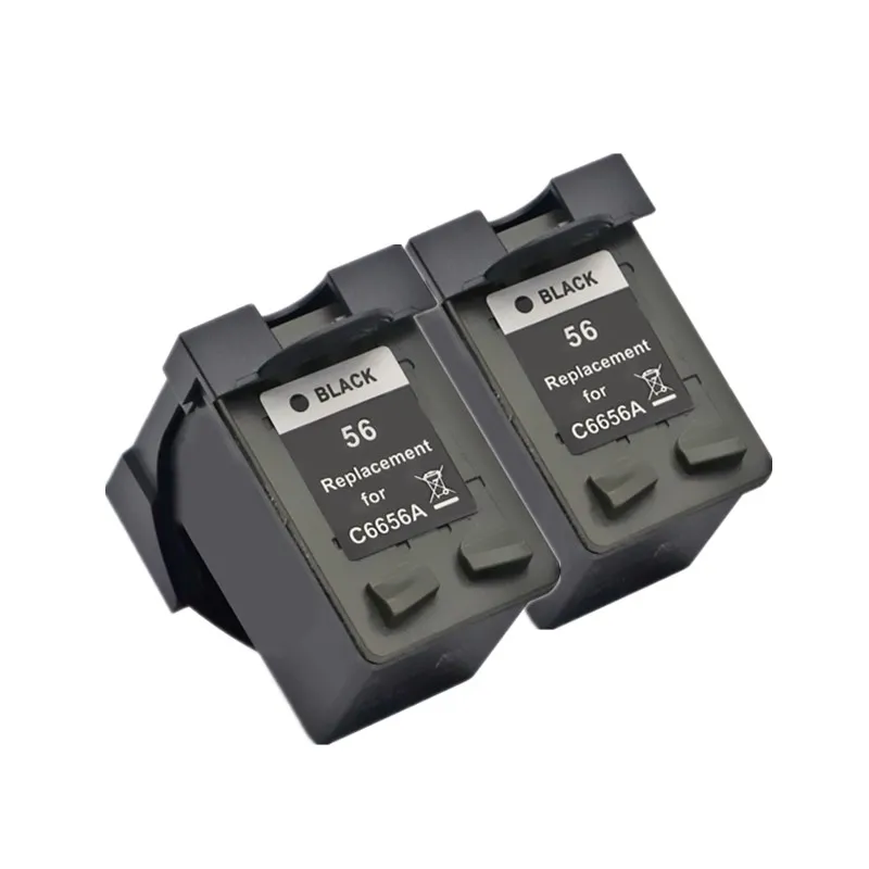 2 BLACK C6656A чернильные картриджи для окружности головы 56 XL HP56 Officejet 4215 4219 4255 5145 5151 5550 5552 5652 5655 5850 5505 5510 струйный принтер - Цвет: 2 BLACK