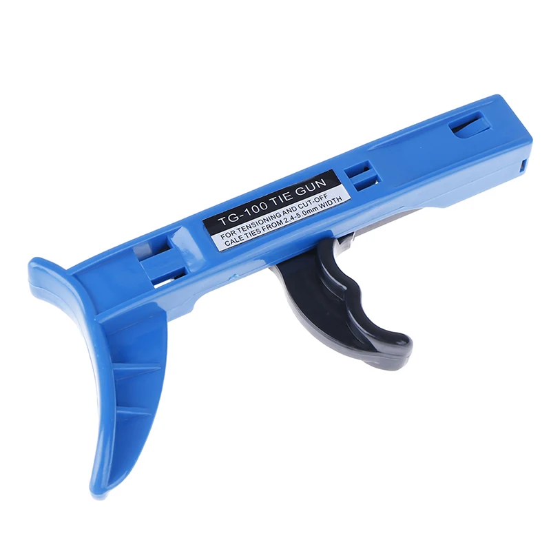 1pc Fastening And Cutting Special Cable Tie Gun Pliers For Nylon Cable Tie Width 2.2mm To 4.8mm Cable Tie Guns TG-100 Hand Tools