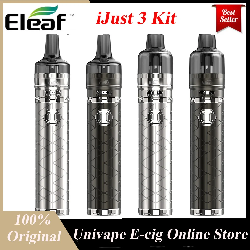 Оригинальный Eleaf iJust 3 Starter Kit с 2 мл/4 5 мл GTL Pod танк и встроенный Батарея 3000 мА/ч 0.4ohm/GTL