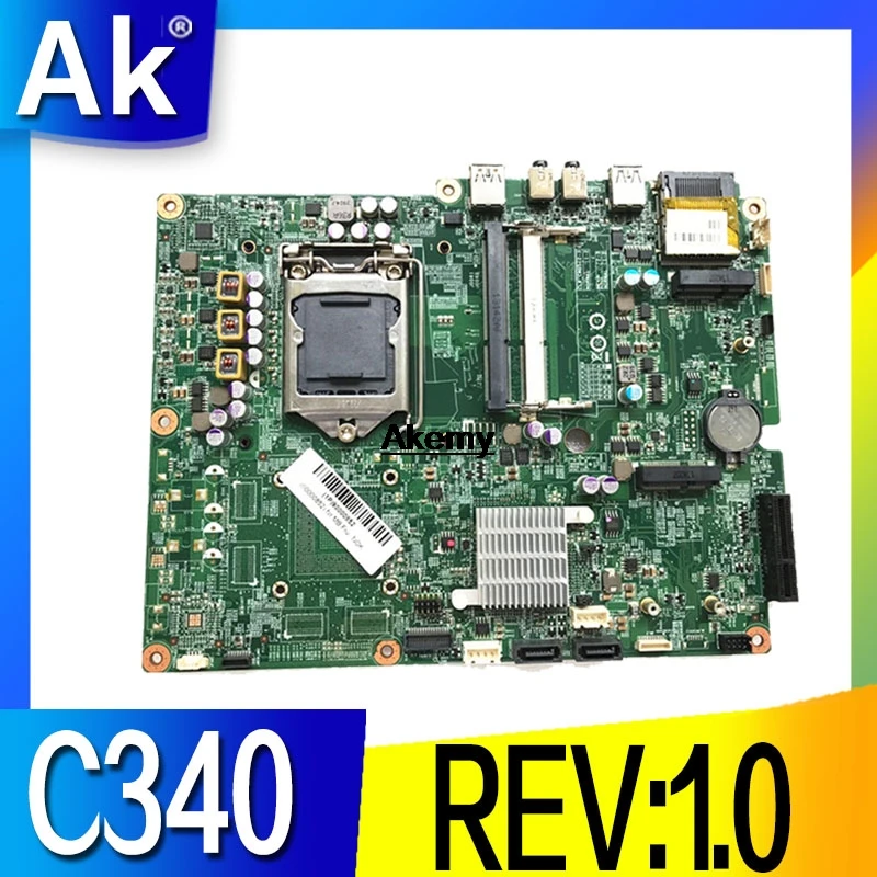 100% рабочая настольная материнская плата для C340 C440 B320 C320 AIO CIH61S1 REV: 1 0 системная