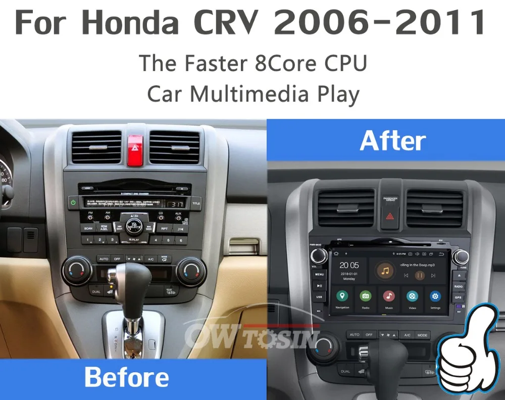 Sale 8" PX6 4+64G Android 9.0 Car DVD GPS Radio Stereo Multimedia Player For Honda CRV CR-V 2006 2007 2008 2009 2010 2011 DSP CarPlay 2 Sale 8" PX6 4+64G Android 9.0 Car DVD GPS Radio Stereo Multimedia Player For Honda CRV CR-V 2006 2007 2008 2009 2010 2011 DSP CarPlay 2