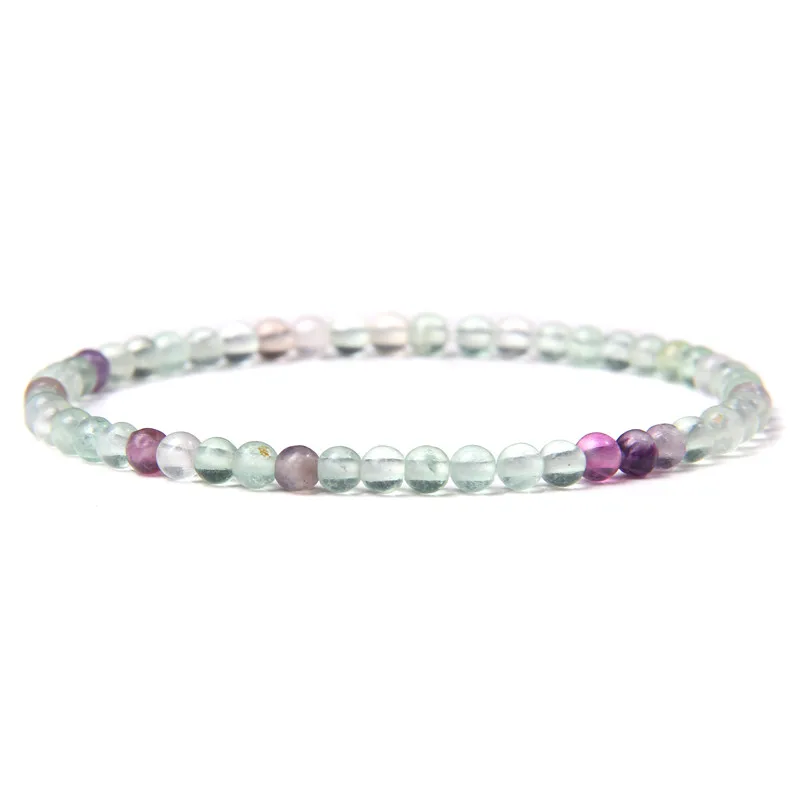 Chakra Energy Bracelet: Natural Agate & Onyx Beaded Stretch Jewelry