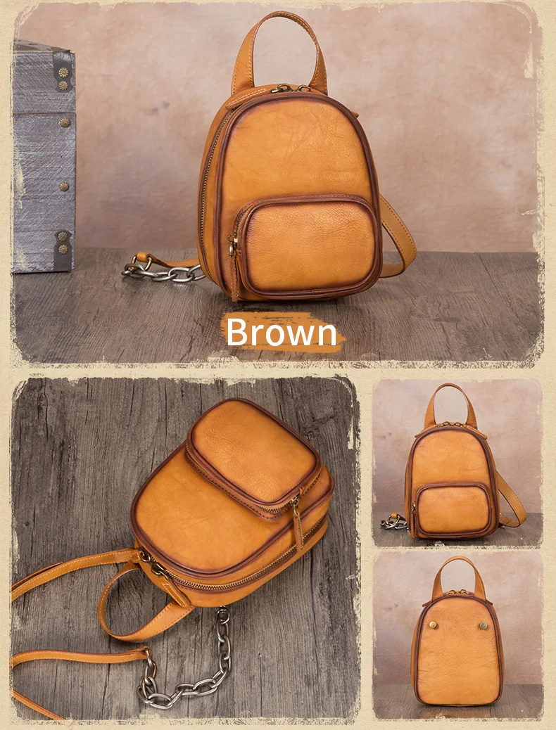 Сумка через плечо из натуральной кожи для женщин маленькая сумка кошельки ручной работы Винтажный стиль фиолетовый мини