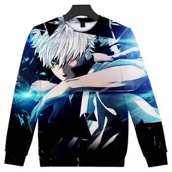 

GINTAMA anime Round collar Sweatshirts cool popular loose sweatshirt Leisure 3D Print Novelty Top Luxury Harajuku