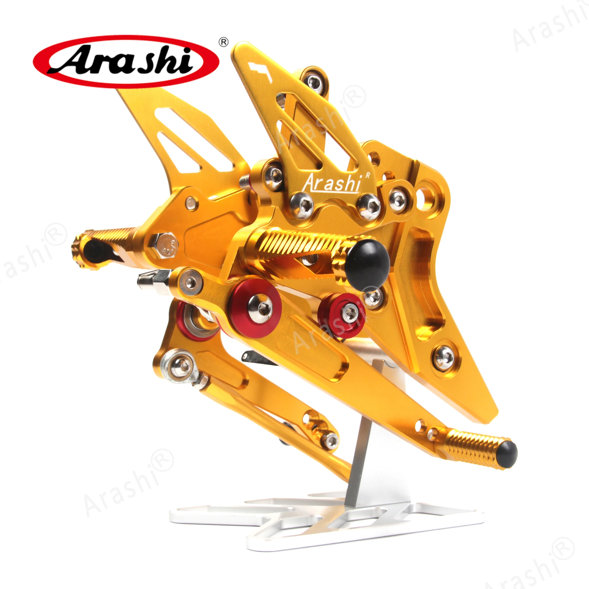 Arashi CNC регулируемая подножка для KAWASAKI Z800 2013- Rearset подножки задняя подставка для ног Z 800 ZR 800 ABS 13 14