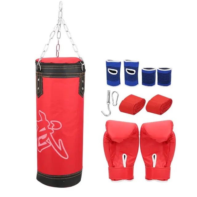 Professional  Boxing Punching Bag Training Fitness With Hanging Kick Sandbag Gym 