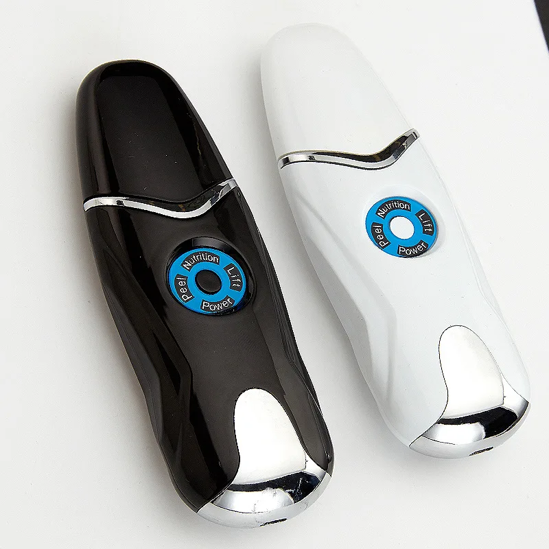  Ultrasonic Vibrating Skin Scrubber LED Blue Light EMS Microcurrent Massage Beauty Device Blackhead  - 4000430505271