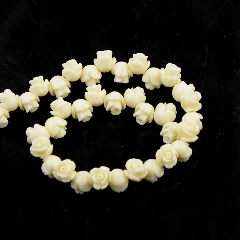 Perline Di Corallo Artificiale A Forma Di Fiore Da 8 Mm, 10 Mm - Foto 9