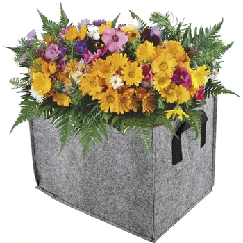 

Non-Woven Fabric Grow Bags Breathable Pots Planter Root Pouch Container Plant Smart Pots with Reinforced Handles
