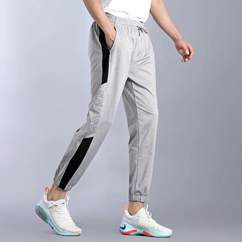 

Мужские спортивные штаны для бега, быстросохнущие Свободные Штаны для тренировок на открытом воздухе и фитнеса