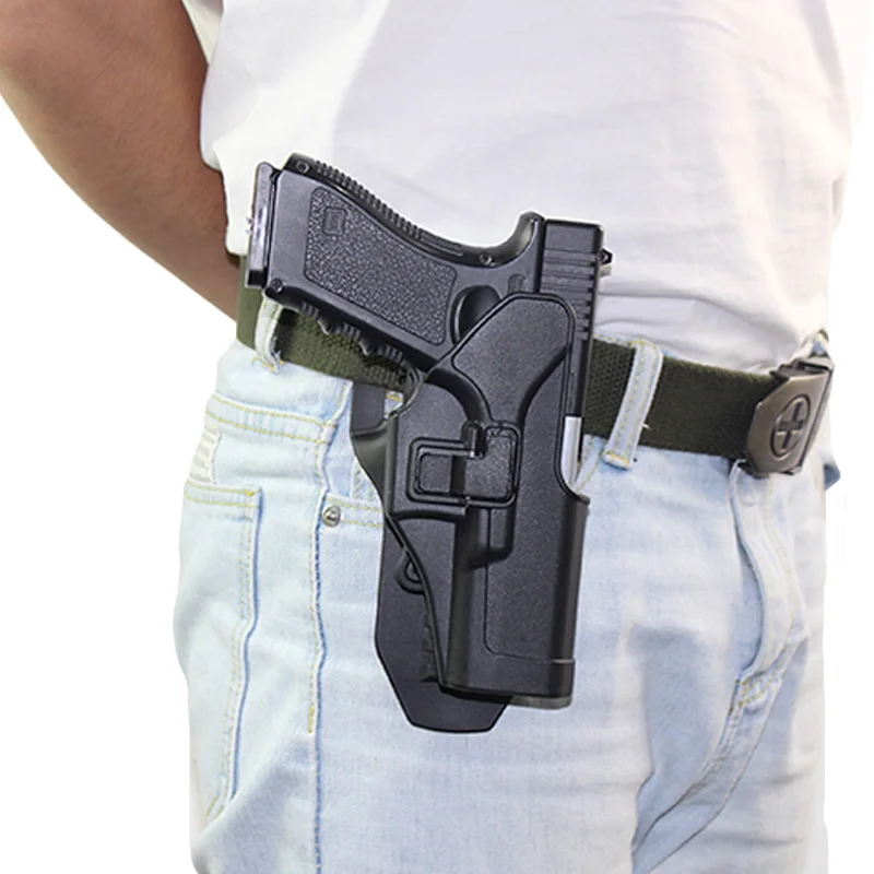Высокая Низкая QLS кобура адаптер для Glock 17 18C 19 26 31 Регулируемая кобура Универсальный Rider ремень петля пистолет быстро отсоединяется платформа
