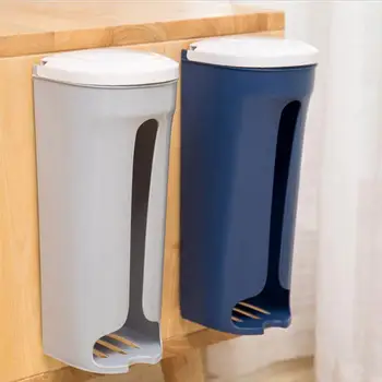 

Garbage Bag Storage Box Wall Hanging Plastic Storing Rack With Cover Garbage Bag Organizer Home Storage Box Home Accessories