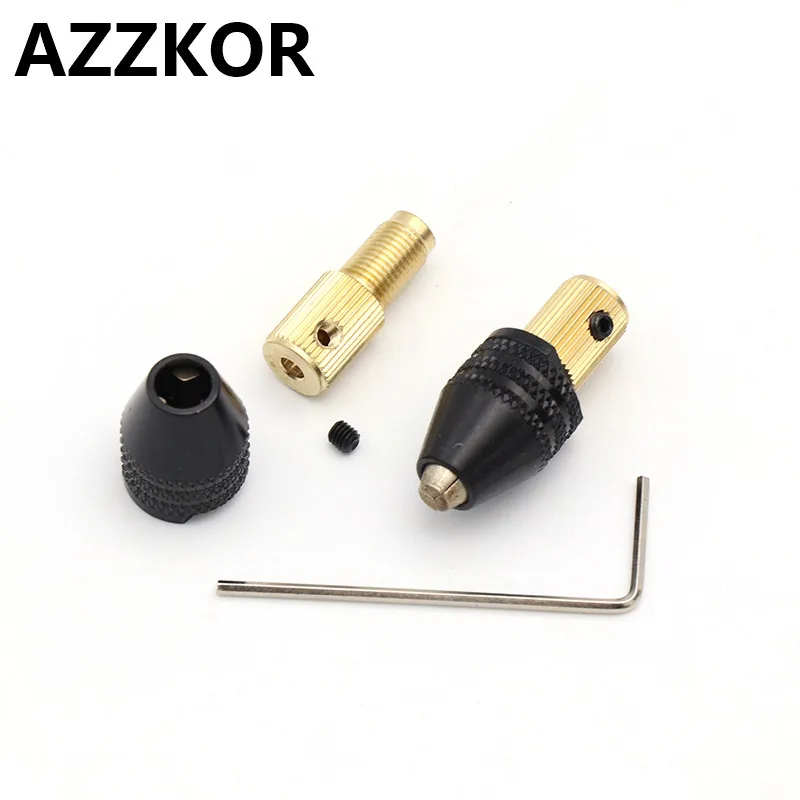 Electric Motor Shaft Mini Chuck Fixture Clamp 0.5mm-3.2mm Small To Electric Drill Bit Micro Chuck Fixing Device 1pcs 3.175/2.3mm