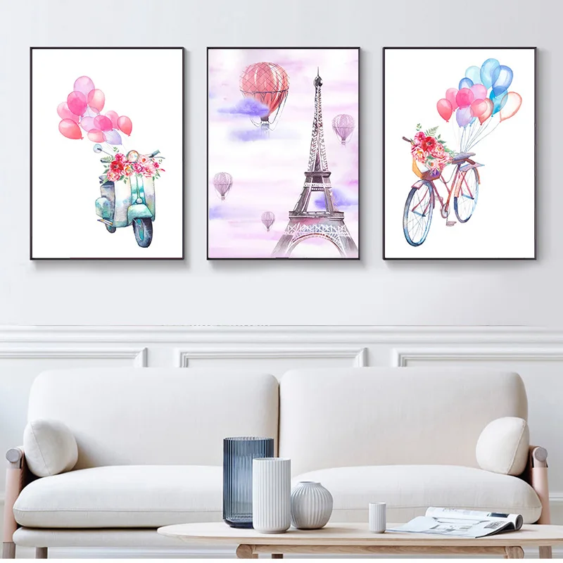 Магазин Декор холст живописи для девочек в розовом цвете номер крутая Красивая