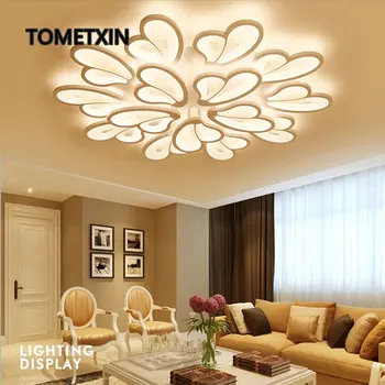 

Finish Modern Led Ceiling Lights For Living Room Master Bedroom Fixtures AC85-265V Ceiling Lamp