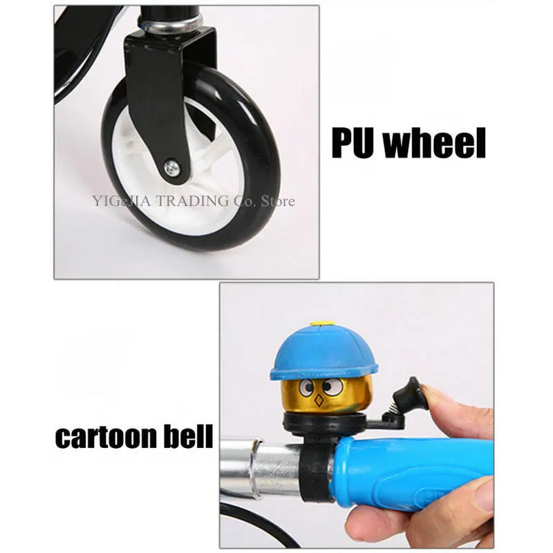 Easy Ride Kids 2 Pedal Scooter Dual Pedal Scooter Double Pedal Scooter With Brake And 6 Safer