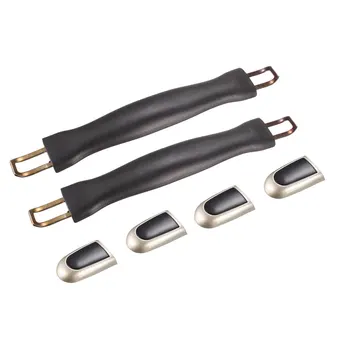 

uxcell Luggage Handle, 213mm Long Strap Grip Replacements for Suitcase Case Black 2Pcs