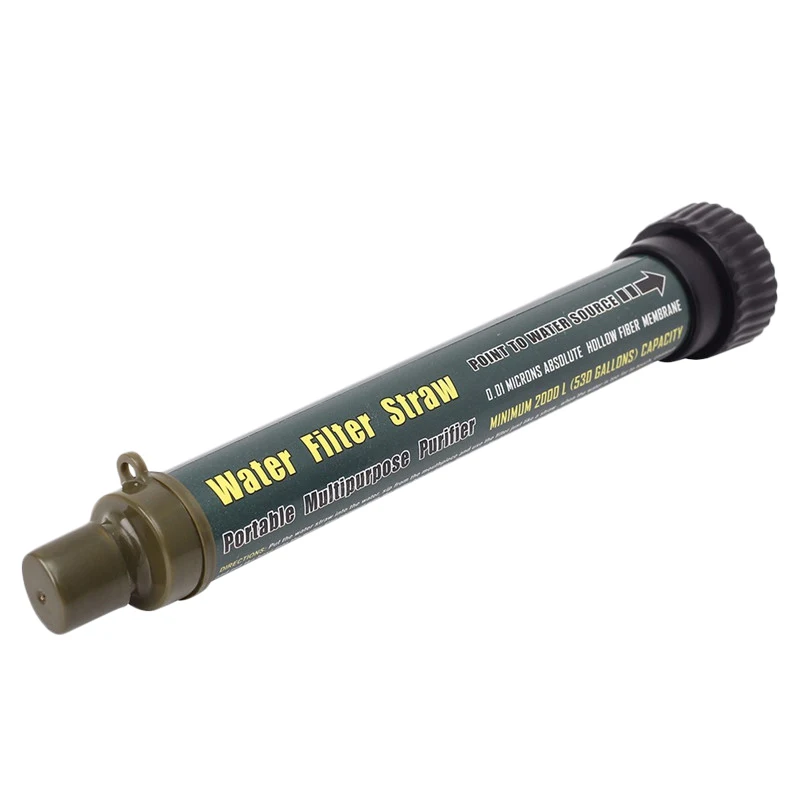 

Portable Outdoor Water Filter Purifying With Extension Tube Wild Field Drinking Outdoor Survival Hiking Camping Survival Tool