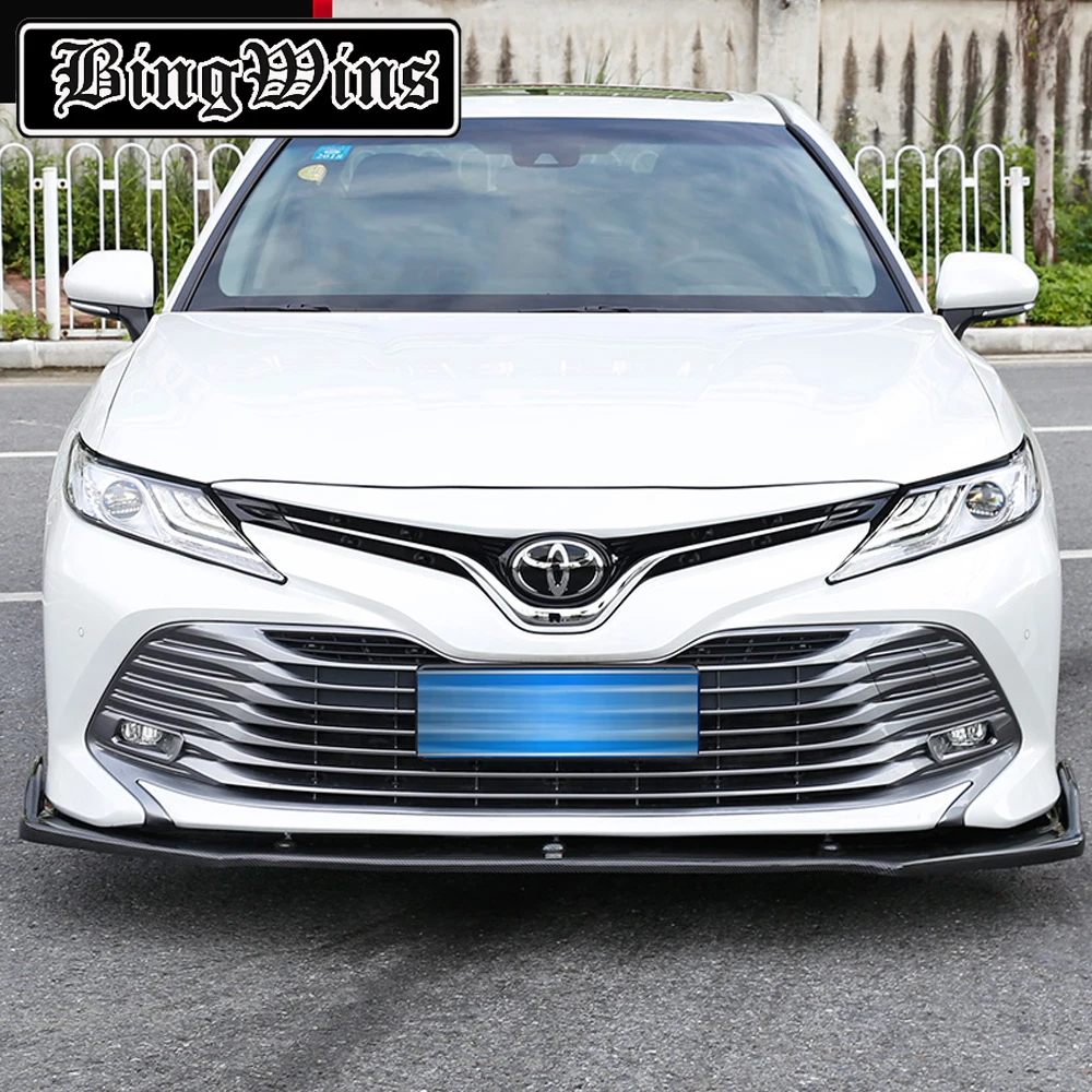 Автомобильный Стайлинг для Toyota Camry 2018 2019 передний бампер рассеиватель протектор
