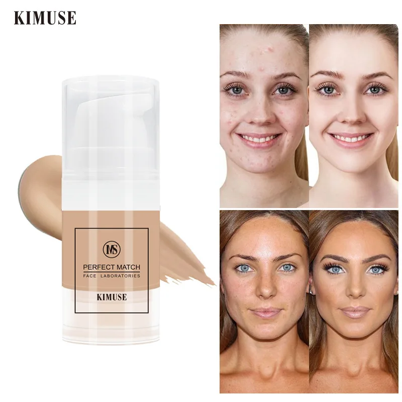 

New Full Cover Liquid Creamy Concealer Makeup 9ml Eye Dark Circles Cream Face Corrector Waterproof Make Up Base Cosmetic