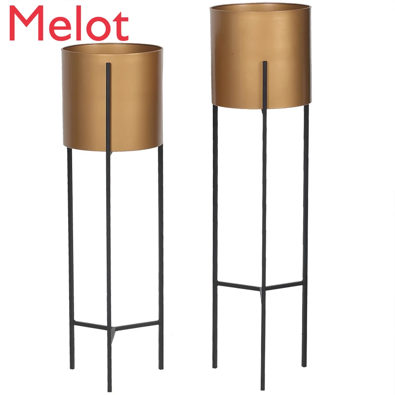 

Northern Europe Flower Rack To Ground Height Group Close Personality Originality Art Type Metal Ins Simplicity Flowerpot Frame