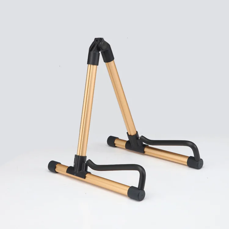 Музыкальный инструмент гитара muzetech SK20 Gold из высококачественного алюминиевого сплава в сочетании со скрипичной подставкой a jia