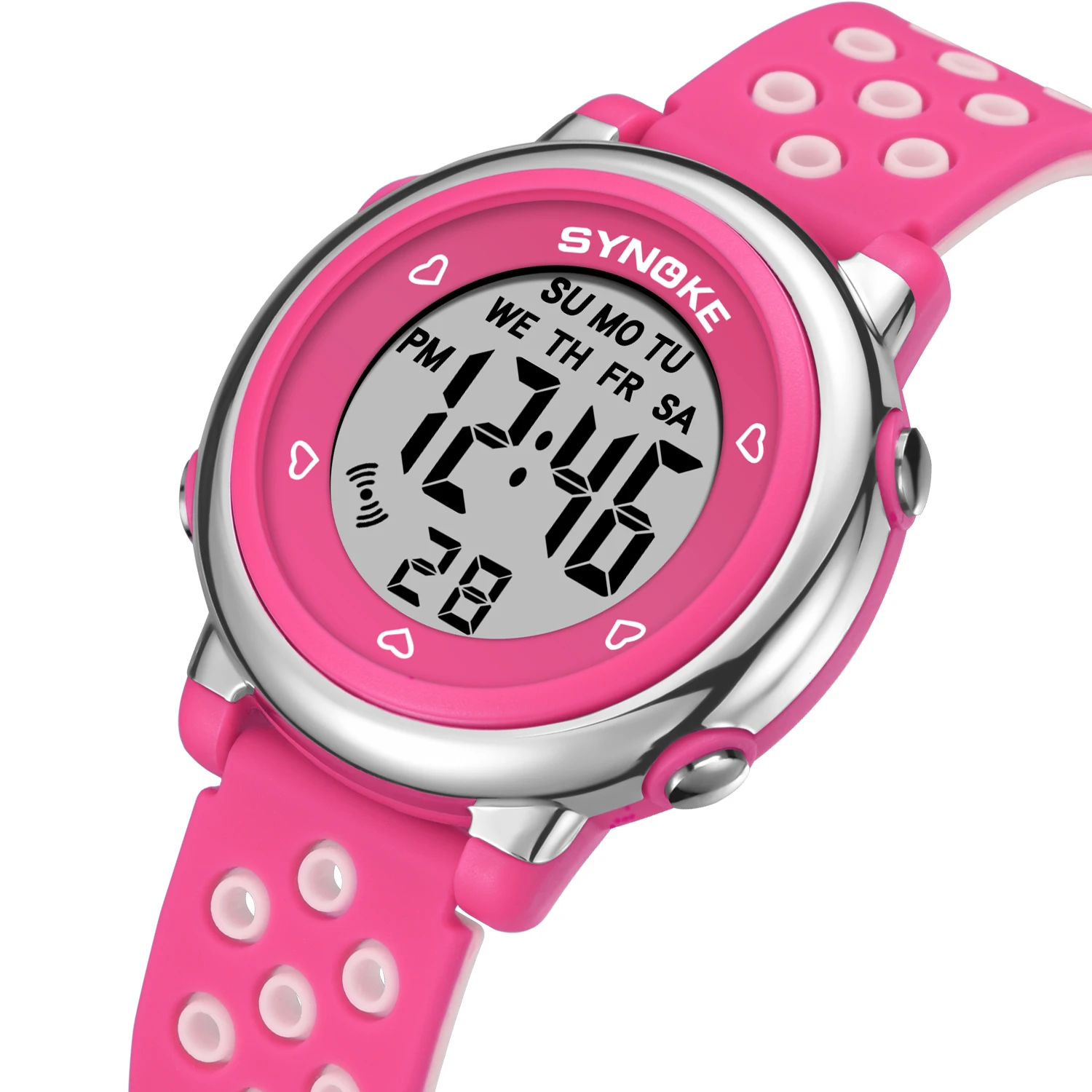 Swim Children Digital Watches Fashion Colorful LED Waterproof Multi Function Alarm Clocks Kids Wrist Watches Students 3