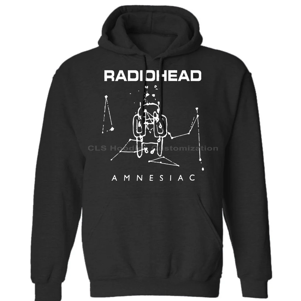 RADIOHEAD AMNESIAC OK компьютерный мужской черный белый мужской унисекс(Wo men s) зимние толстовки