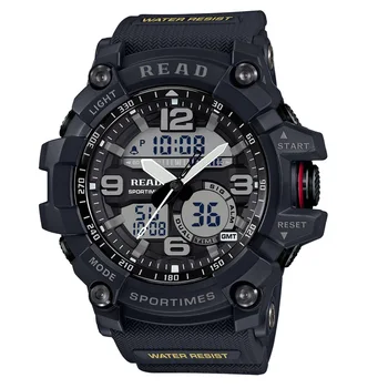 

Relojes Para Hombre READ Fashion Men Sport Watches Brand Luxury Watch LED Digital Waterproof Wristwatch Casual Male Clock 90001