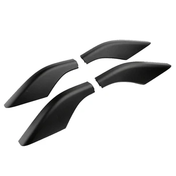 

4PCS Black ABS Car Roof Luggage Rack Rail End Cover Shell Protector Fit for Land Rover Freelander 2 2006-2014