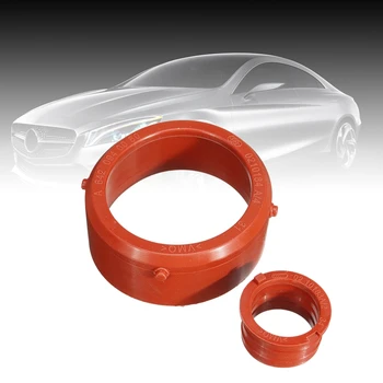 

2Pcs Car Engine Turbo Intake Seal & Engine Breather Seal Kit Engines Engine Accessories for Benz A6420940080 A6420940580