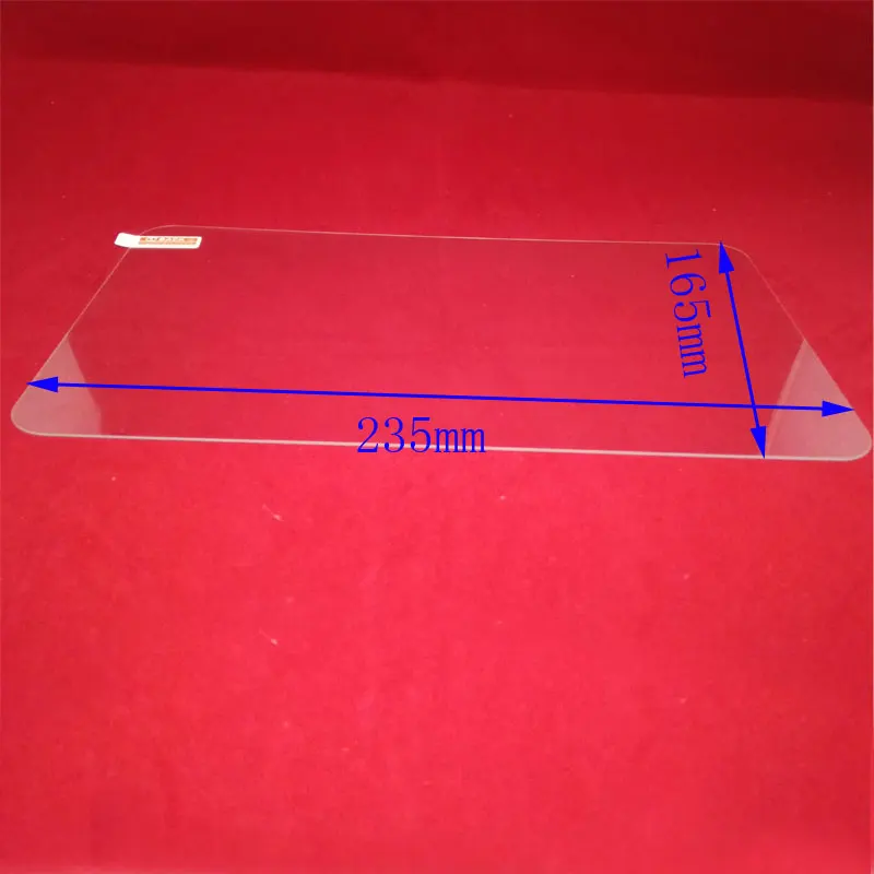 Для 10,1 дюймов размер планшета Универсальный 10,1 ''243X154 мм 256x158 мм 235x165 мм защитная пленка из закаленного стекла - Цвет: 235x165mm