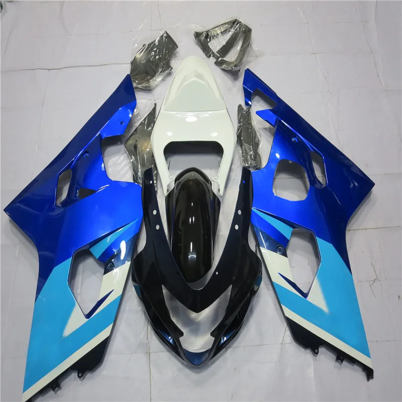 ZXMT мотоцикл кузов Инъекции обтекатель комплект подходит для Suzuki GSX-R600 GSX-R750 2004 2005 ABS литой