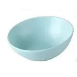 blue Оправа из дуба керамическая миска для домашних животных кошек собачья миска кошачья пищевая раковина защита шейного отдела позвоночника верхняя керамическая миска для кошачьего корма миска для воды - Цвет: blue