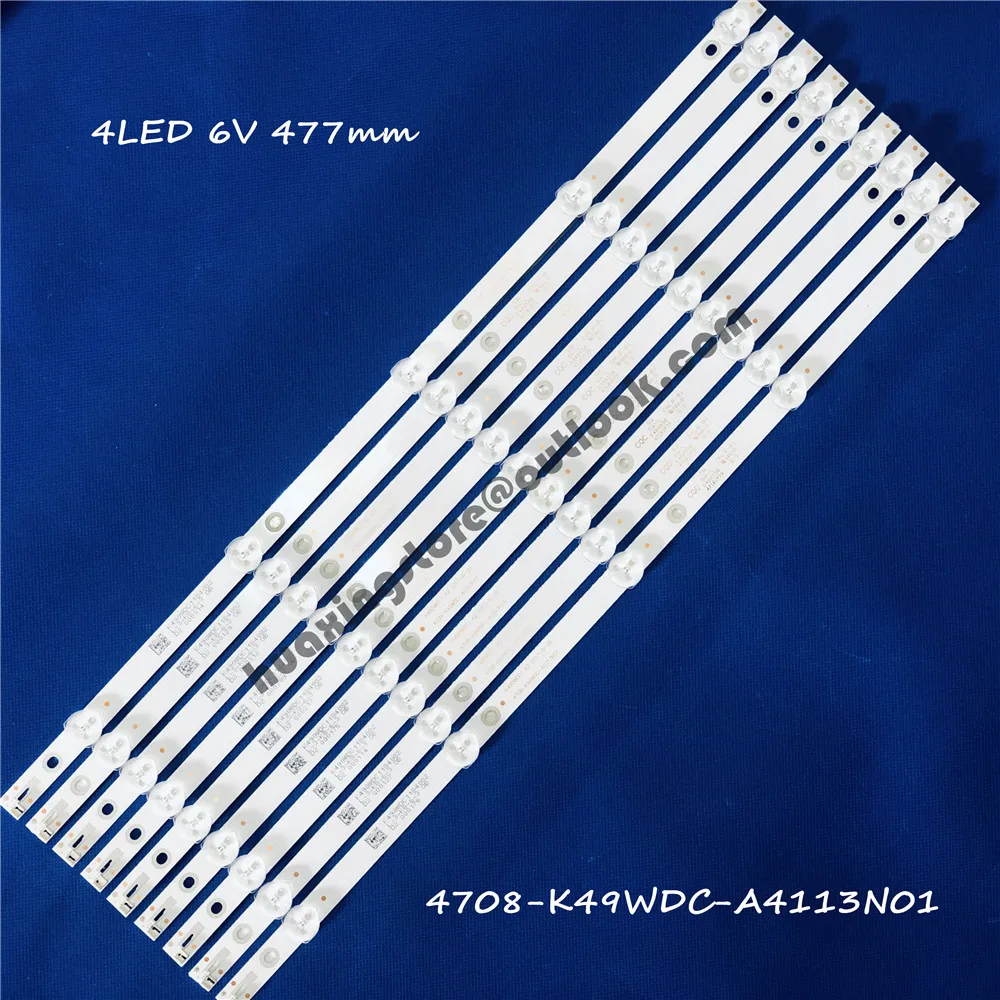 Светодиодная лента 9 шт./лот для подсветки телевизора P hi 49 дюймов K490WDC1 A2
